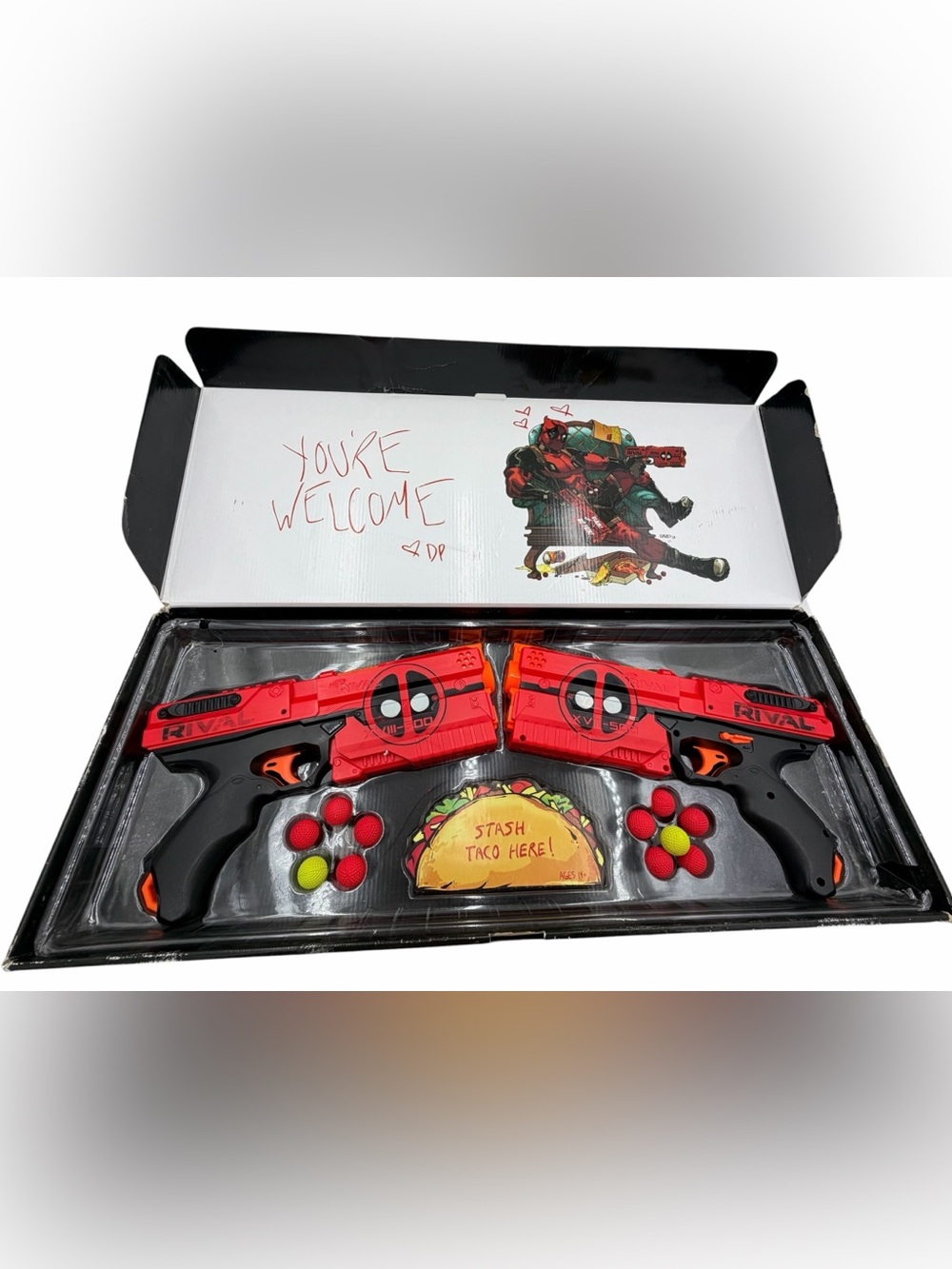 Nerf Rival Deadpool Kronos XVIII-500 Blasters 2-Pack Marvel .